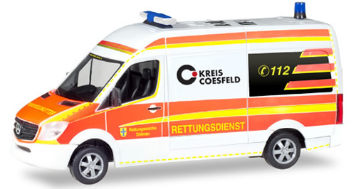 Herpa 93934 - Mercedes Sprinter High Roof Ambulance