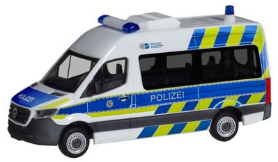 Herpa 94368 - Mercedes Sprinter Bus, High Roof Police