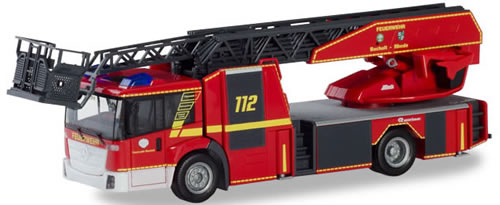 Herpa 94481 - Mercedes Econic, Turntable Ladder Truck Fire Depa...