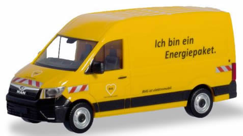 Herpa 94573 - MAN Etge (Electric) Box Van BVG