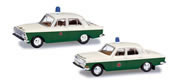 Volga M 24 And Moskvitch 408 Police Cars
