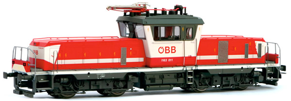 Jagerndorfer JC14632 - Austrian Electric Locomotive 1163.011 of the OBB (Sound Decoder)