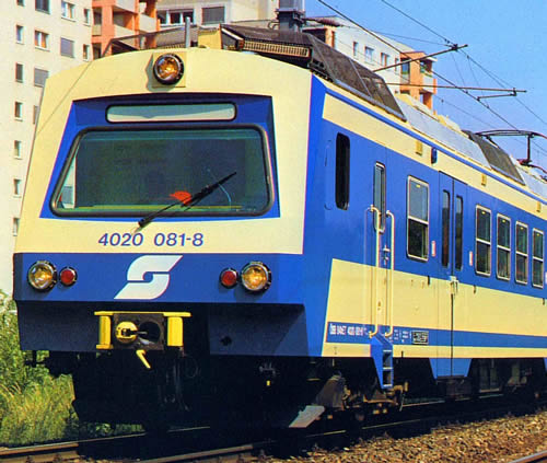 Jagerndorfer JC40922 - Austrian Electric Railcar 4020.081 of the OBB (DCC Sound Decoder)