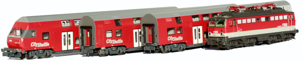 Jagerndorfer JC60401 - Austrian Diesel Dosto Set with BR 1142 Locomotive of the OBB