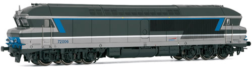 Jouef 2129 -  SNCF, diesel locomotive,  CC 72006, Isabelle livery.