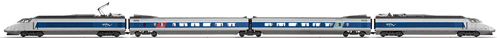 Jouef 2171 -  TGV Sud Est rénové Main set: 1 Locomotive, 1 dummy, 2 extremity-coaches, SNCF