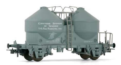 Jouef 6063 -  SNCF, Ucs silo wagon, C.E.T. livery