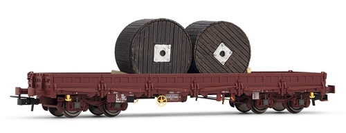 Jouef 6134 - Remms Flat Wagon, with load
