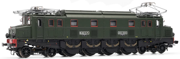 Jouef HJ2285 - French electric locomotive 2D2 5500 of the SNCF; Pig nose period III