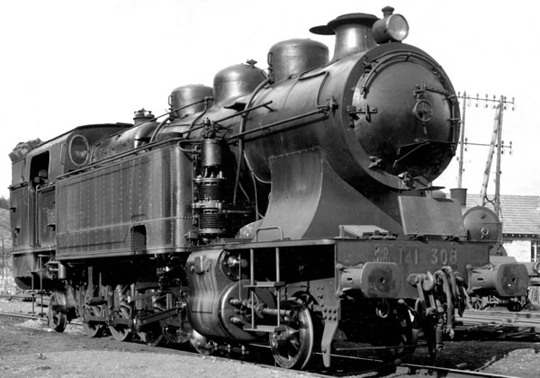 Jouef HJ2302 - French steam locomotive 141 TA 308 of the SNCF; period III; DC Digital with Sound