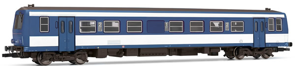 Jouef HJ2318 - French diesel railcar X2100 of the SNCF; light blue/white livery; period V