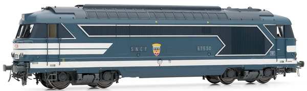 Jouef HJ2330 - French diesel locomotive BB 67400 of the SNCF;  period IV/V 
