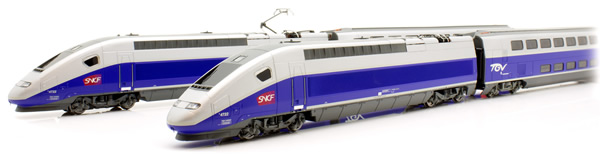 Jouef HJ2362ACS - French 4pc TGV 2N2 EuroDuplex of the SNCF (Sound Decoder)
