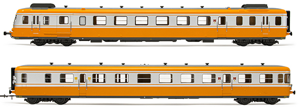 Jouef HJ2387S - French 2pc Railcar Class X2700 of the SNCF (DCC Sound Decoder)