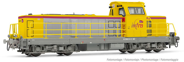 Jouef HJ2393S - French Diesel locomotive class BB 669216 Infra of the SNCF (DCC Sound Decoder)