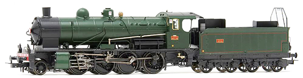 Jouef HJ2415S - French Steam Locomotive 140 C 133 with Tender 18 B 12 of the SNCF (DCC Sound Decoder)