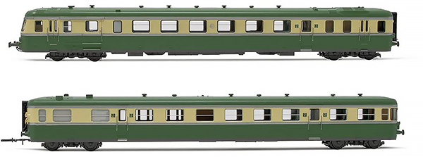 Jouef HJ2418S - diesel railcar RGP II X 2717 of the SNCF (DCC Sound)
