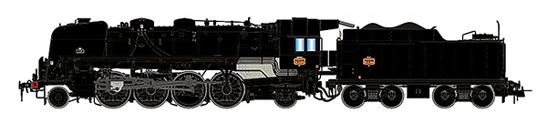 Jouef HJ2431 - Steam locomotive 141R 484 dépôt Hausbergen of the SNCF