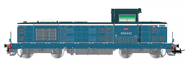 Jouef HJ2441S - Diesel locomotive BB 666442 blue livery of the SNCF (DCC Sound)