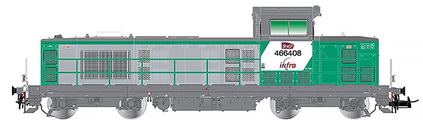 Jouef HJ2442 - Diesel locomotive BB 66400 green livery