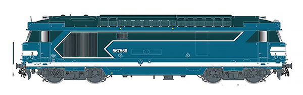 Jouef HJ2446S - Diesel locomotive BB 567556 of the SNCF (DCC Sound)
