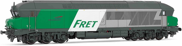 Jouef HJ2602 - French Diesel locomotive class CC 72000 in FRET of the SNCF