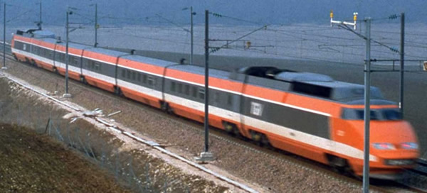 Jouef HJ3011 - 3pc additional TGV Sud-Est coach set