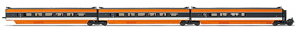 Jouef HJ3014 - 3-unit additional set of TGV Sud-Est coaches