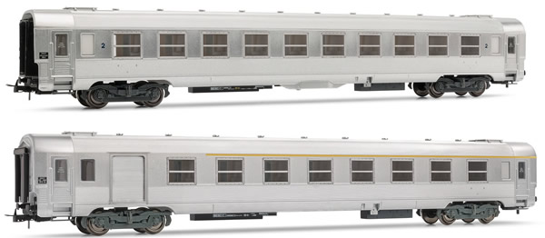 Jouef HJ4099 - French set of 1 A7Dtj + 1 B10j coaches of the SNCF