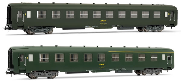 Jouef HJ4104 - French set of 1 A4C4B5C5 + 1 B10C10 coaches of the SNCF