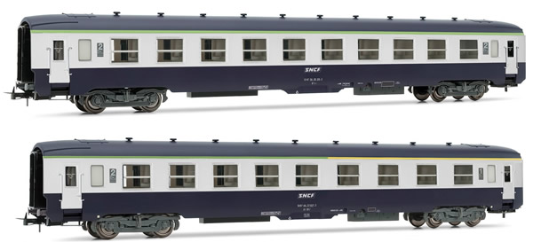 Jouef HJ4105 - French set of 1 A4C4B5C5 + 1 B10C10 coaches of the SNCF