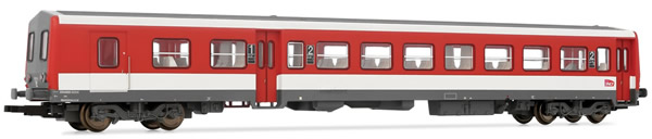 Jouef HJ4121 - XR 6000 railcar trailer, red livery, Carmillon logo