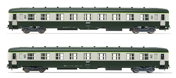 Jouef HJ4181 - 2-unit pack 2nd class coaches DEV AO U59 B9