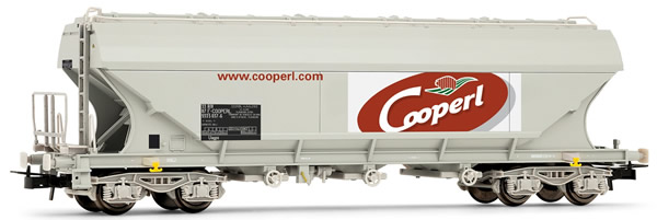 Jouef HJ6159 - French flat sided hopper car of the SNCF; “Cooperl”