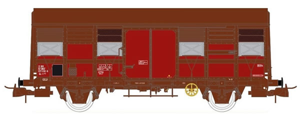 Jouef HJ6165 - 2-axle covered wagon Gs 4.02 with open ventilation slides