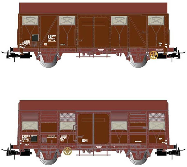 Jouef HJ6187 - 2 pc Freight car Fret-Express Set
