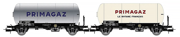 Jouef HJ6264 - 2-unit set of 2-axle gas tank wagons Primagaz