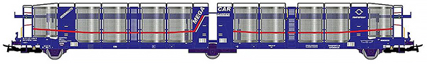 Jouef HJ6266 - 3-axle car transporter Laeks Mega Car Carrier