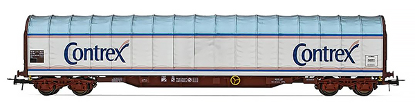 Jouef HJ6275 - 4-axle tarpaulin wagon Rils, Contrex