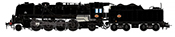 Steam locomotive 141R 484 dépôt Hausbergen of the SNCF (DCC Sound)