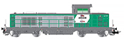 Diesel locomotive BB 66400 green livery (DCC Sound)