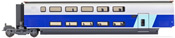 TGV 2N2 EuroDuplex, 2nd class intermediate coach