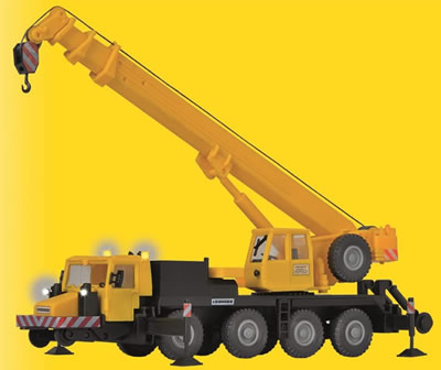 Kibri 10558 - H0 Two-way mobile crane LTM 1050-4, GleisBau,with LED lighting, functional kit **discontinued**