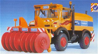 Kibri 10948 - MB Unimog with Schmidt Snow Clearer