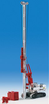 Kibri 11253 - H0 LIEBHERR 974 with ram- and pulley attachment