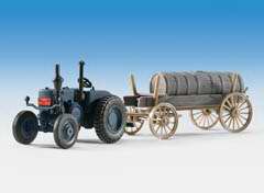 Kibri 12231 - LANZ Tractor w/Wd Wagon
