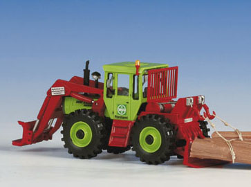 Kibri 12254 - H0 MB TRAC with front shield, wood-pulling shovel and rear winch