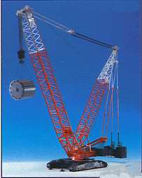Kibri 13013 - H0 LIEBHERR crawler crane with lattice mast