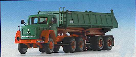 Kibri 14036 - H0 MAGIRUS DEUTZ with MEILLER dumpster