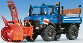 Kibri 14997 - H0 UNIMOG with lateral rotary snow blower**discontinued**